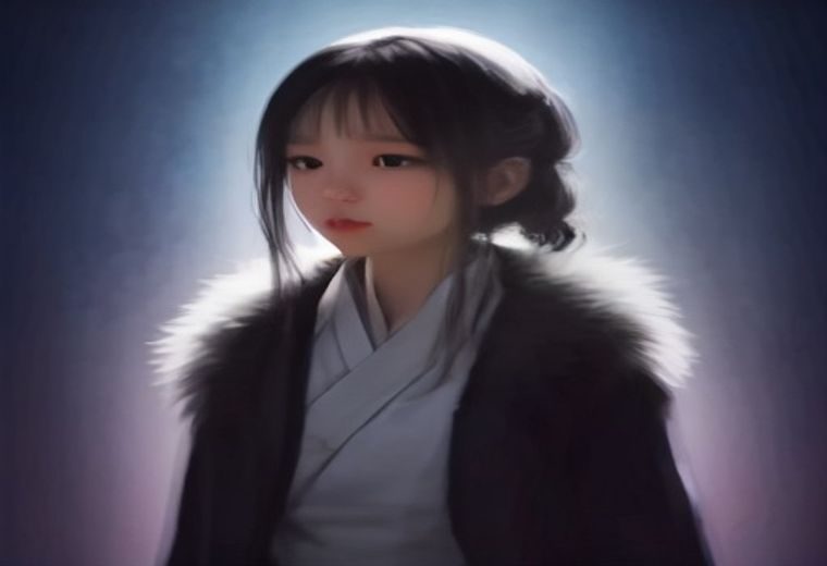 现代内容创作者在暖光工作室内拍摄写真内容，背景为靛蓝色调灯光，营造专业创作氛围，代表福利姬内容创作生态